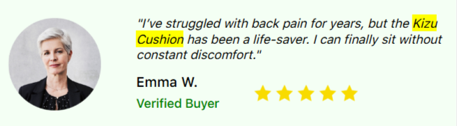 Kizu Cushion Customer Reviews