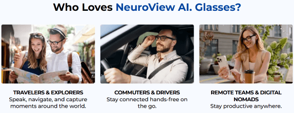 NeuroView AI. Glasses