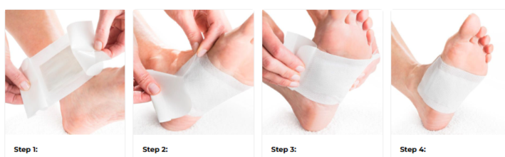 Purisaki 2in1 Detox Vitamin Foot Patches - how To Use