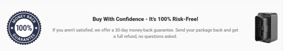 iTag Pro Car GPS Tracker Money back Gurantee