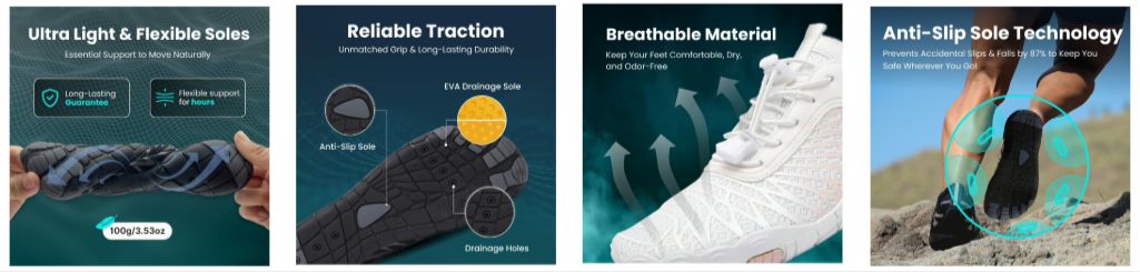 JayShoes Barefoot Shoes Features