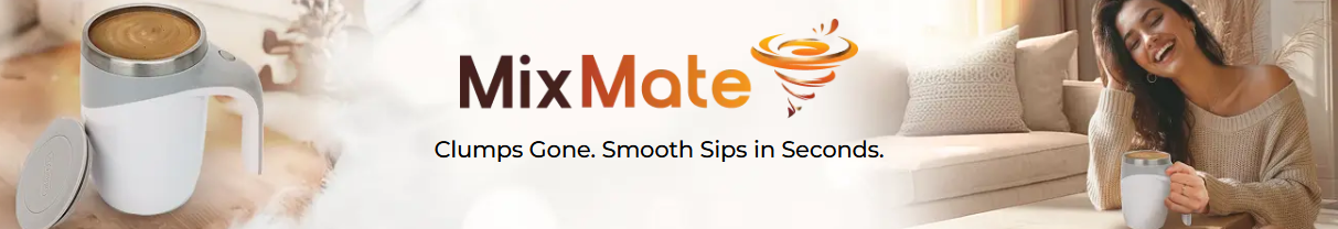 MixMate Self Stirring Mug Label