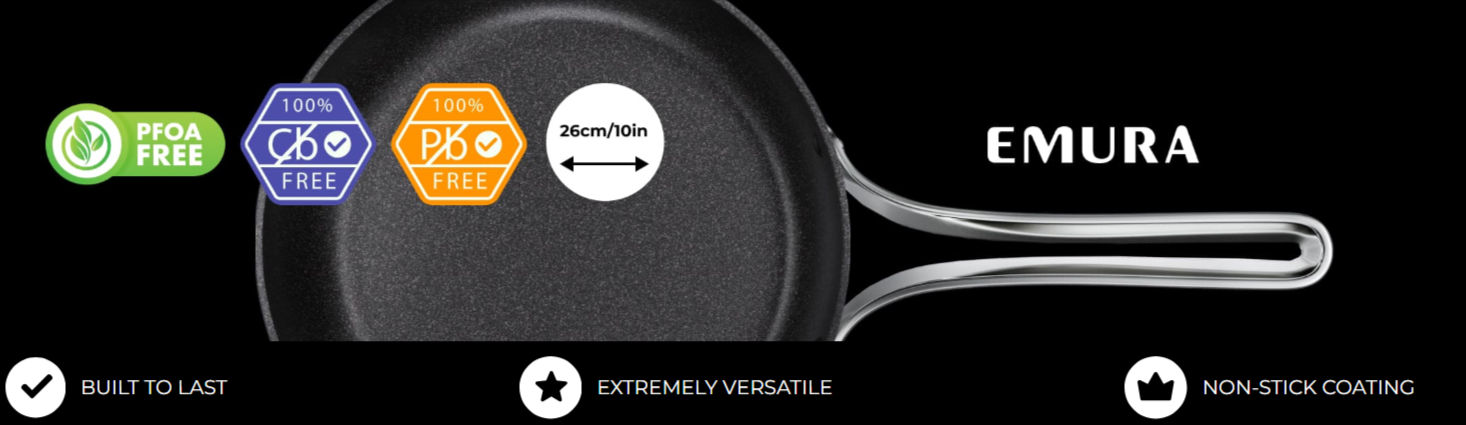Emura Non-Stick Pan Label