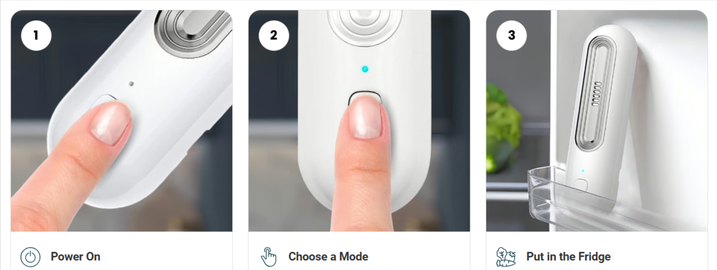 Ozoori Fridge Deodoriser Uses