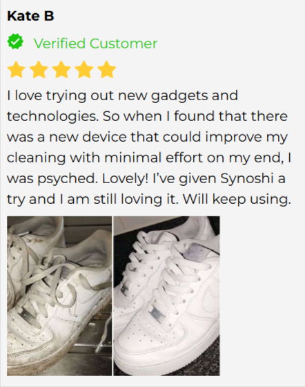 Synoshi Spin Power Scrubber Customer Reviews