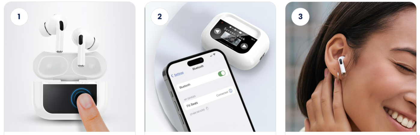 FitiBeats Wireless Airbuds How to use
