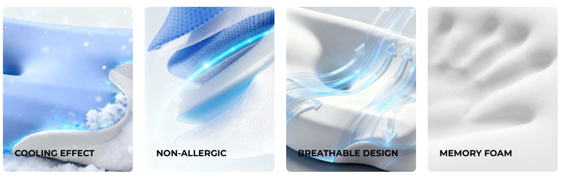 Melara Max Pillow Features