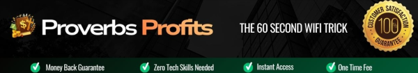 Proverbs Profits Banner