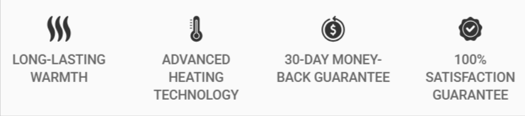 WellaHeat Heated Vest Money Back Guarantee